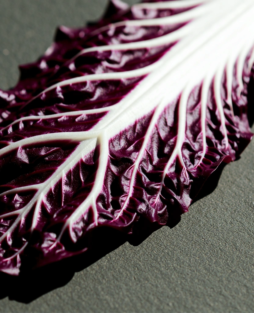 Radicchio Blattstruktur